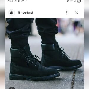 Timberland Premium 6 Inch Boot Waterproof Wingtip TB0A2A8VW02 Black Men Size 8 Timberland | Shoes | Timberland Premium 6 Inch Boot  main image 2